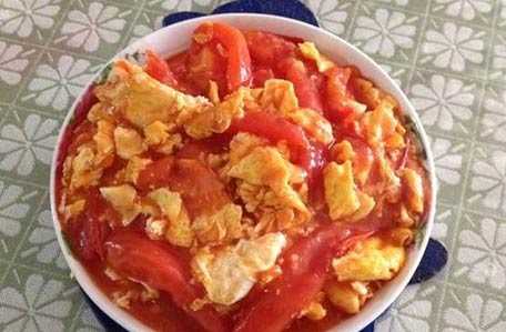 西红柿炒蛋的教程